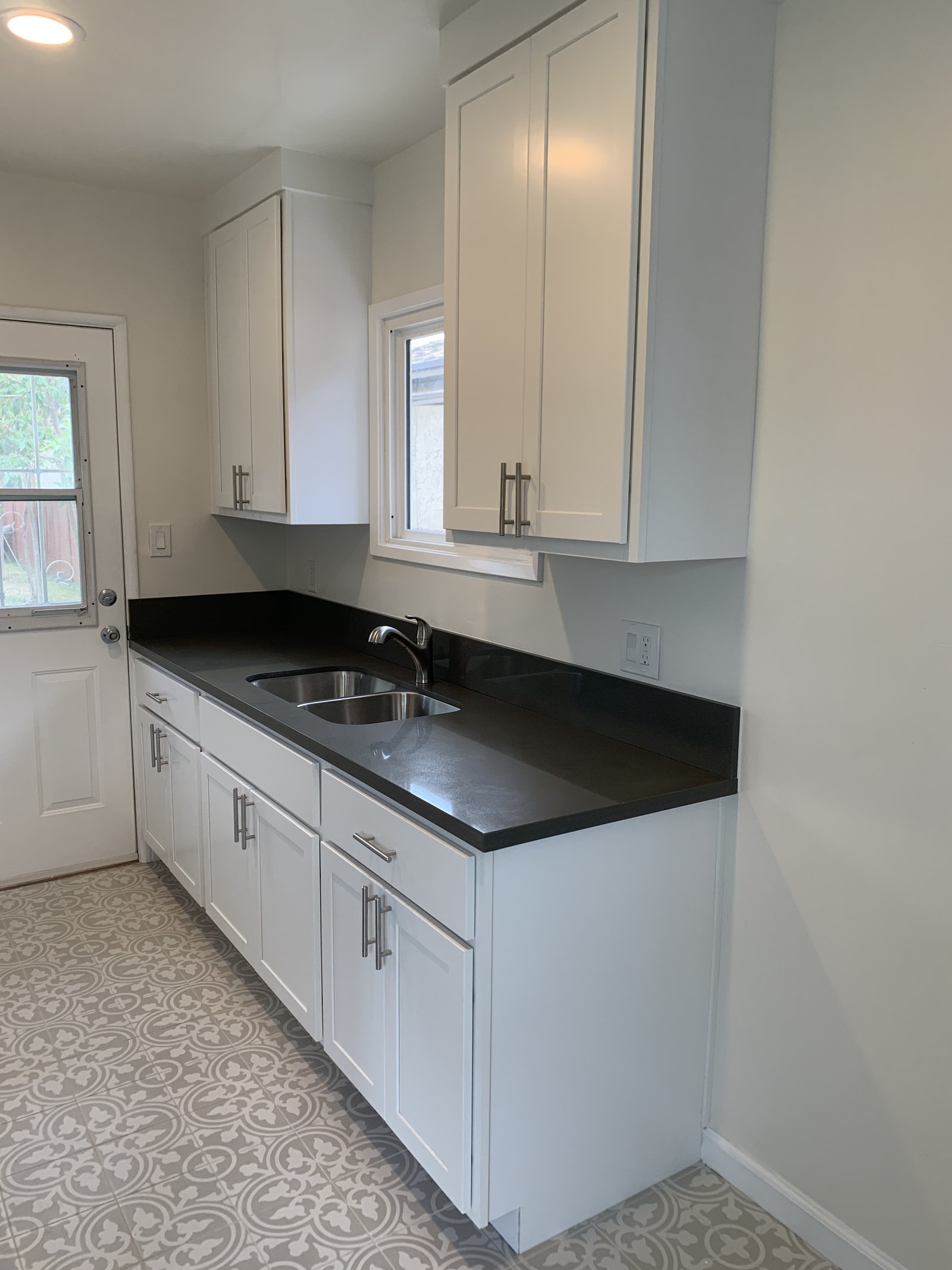 Kitchen sink and counters, original unaltered photo